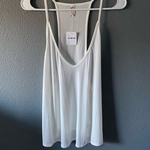 Free People sheer tank top